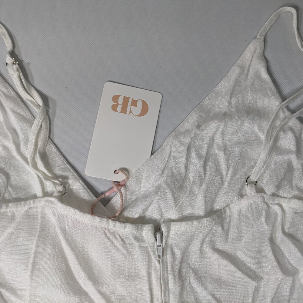 NEW- Womens GB Dress - Rayon and Spandex - White MSRP $59 - Picture 9 of 9
